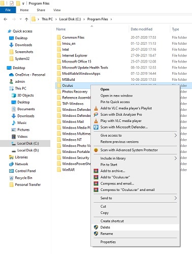 Buka Folder File pemrograman C