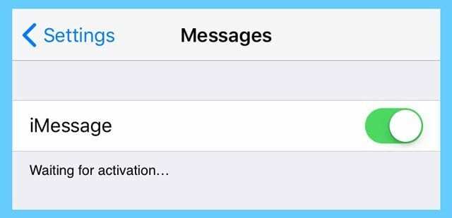 Kaip pataisyti „FaceTime iMessage“, laukiantį aktyvinimo