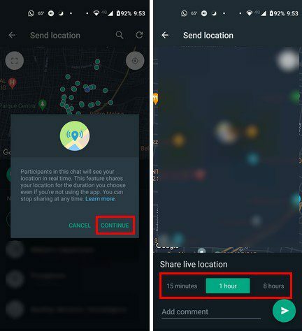 WhatsApp dijeli lokaciju uživo