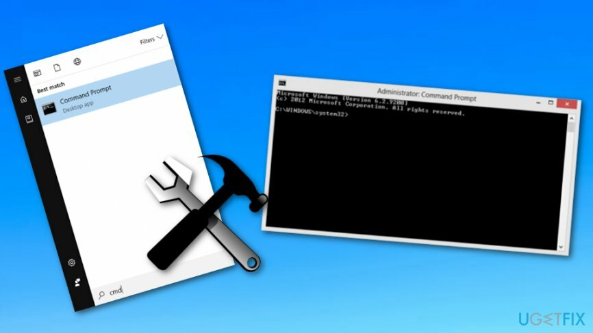 Windows 10'da cmd kullanarak Uygulamalara ve Özellikler Ayar Sorununa Erişilemiyor