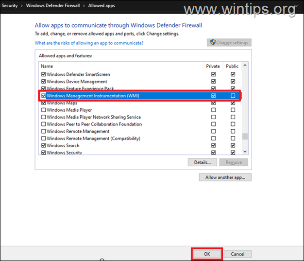 เครื่องมือการจัดการ Windows (WMI) 