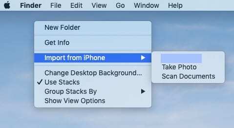 MacBook Continuity Camera toimii nollauksen jälkeen