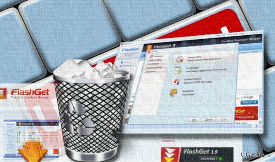 Avinstalleringsveiledning for FlashGet Download Manager