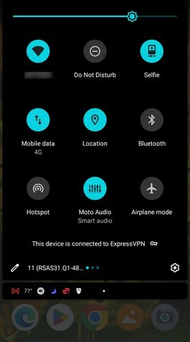 Mobile Datenoption auf Android