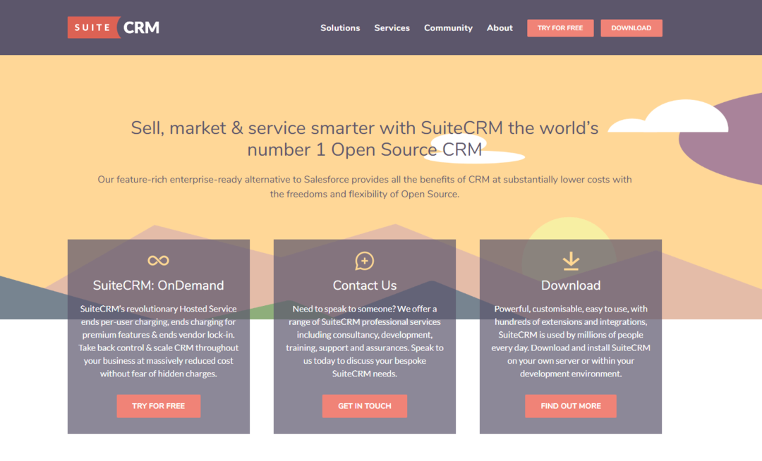 SuiteCRM - Najbolji Open Source CRM softver