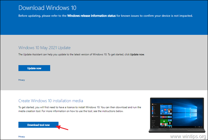 Alat Pembuatan Media - Windows 10