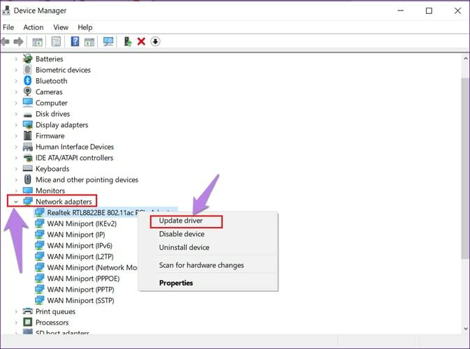 Automatisch nach aktualisierter Treibersoftware suchen