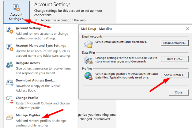 outlook-manage-profiles