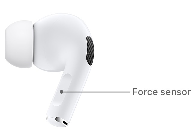 airpods პრო ძალის სენსორი