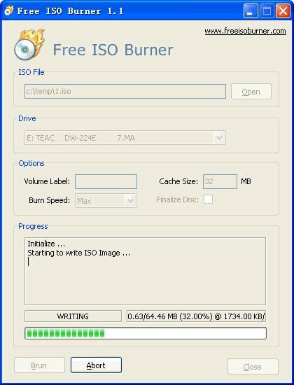 უფასო ISO Burner