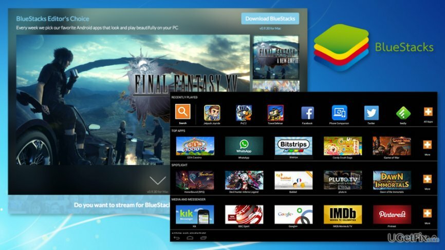 BlueStacks'in resmi