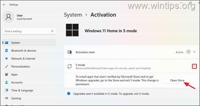 Cara Mengalihkan Mode S di Windows 11