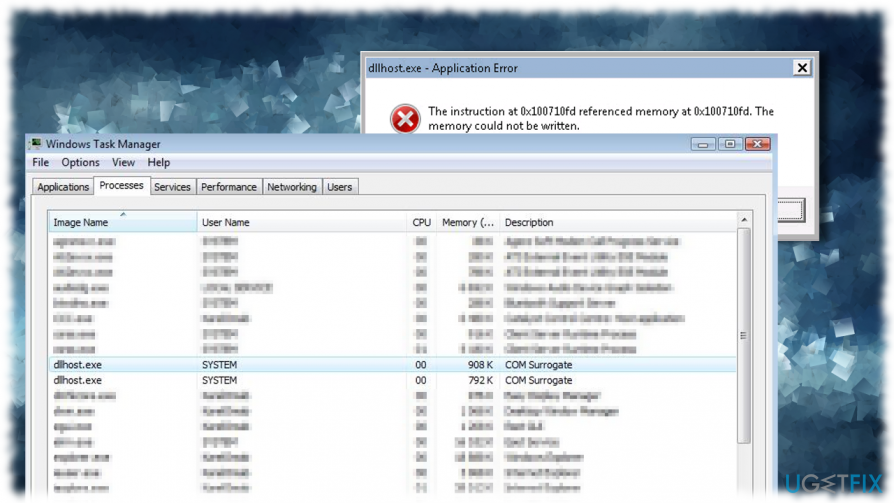 ข้อผิดพลาด Dllhost.exe บน Windows