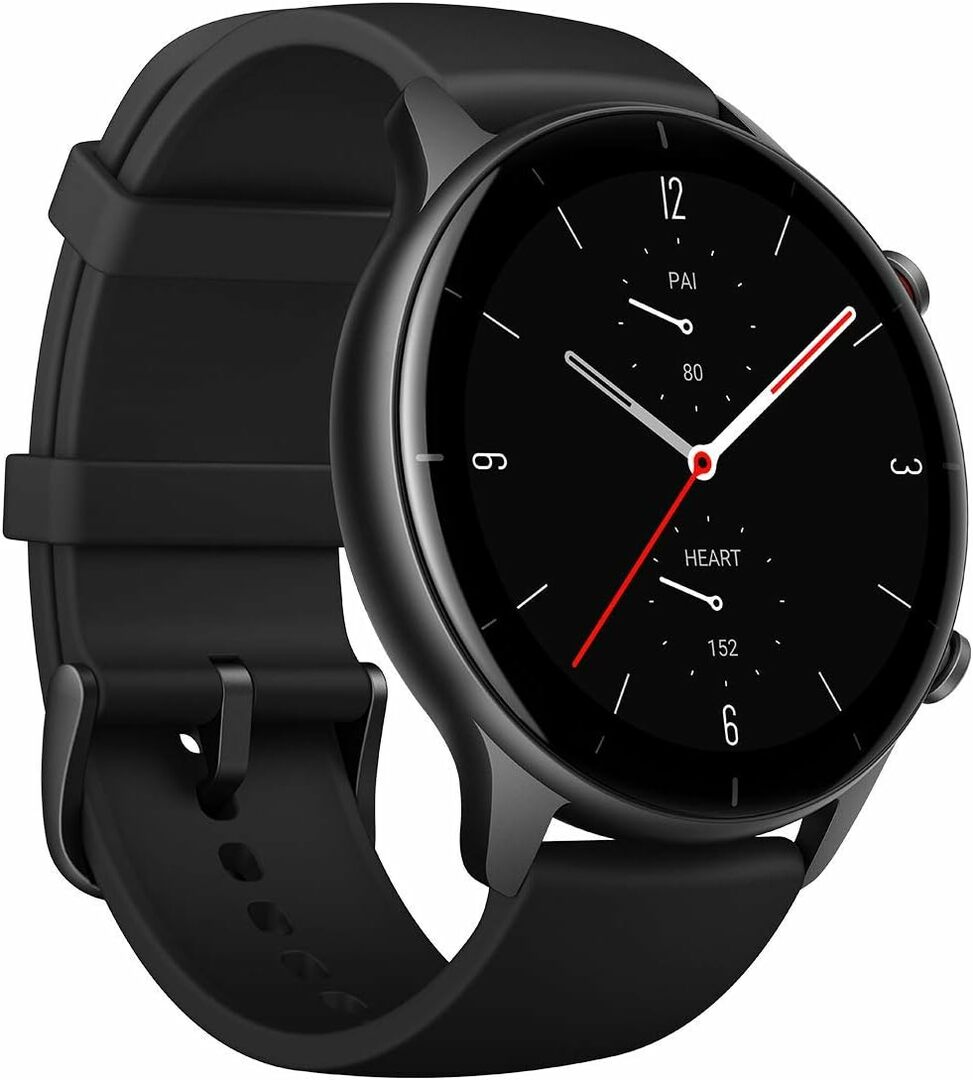 GTR 2e er den cirkulære model af Amazfits seneste smartwatch-linje med et premium design og flere funktioner til overvågning af sundhed og fitness.