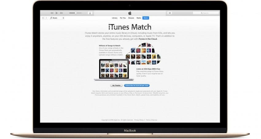 Itunes match