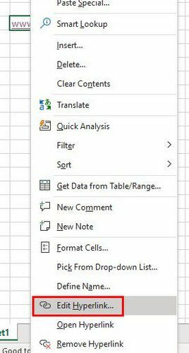 Excel-cel toevoegen aan schermtip