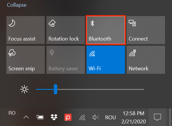 Σε σύνδεση Bluetooth