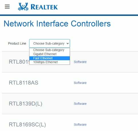 מהירות יציאת Ethernet