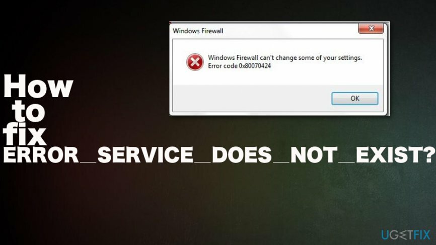 כיצד לתקן את ERROR_SERVICE_DOES_NOT_EXIST