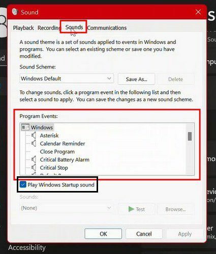Zakázať prehrávanie zvuku pri spustení systému Windows
