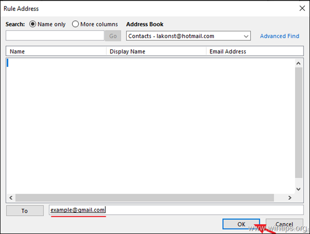 Pārsūtiet programmu Outlook uz Gmail 