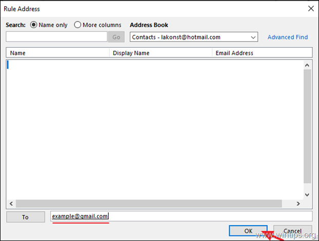 Videresend Outlook til Gmail 