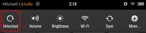 Rotirea ecranului Kindle Fire a fost deblocată