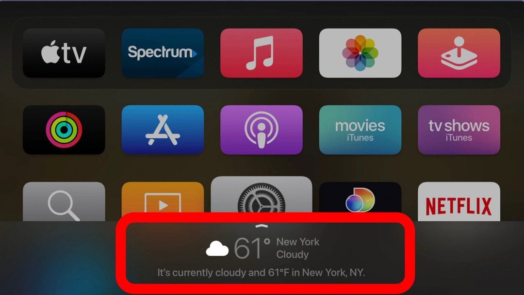 κάντε ερωτήσεις Siri στην Apple TV