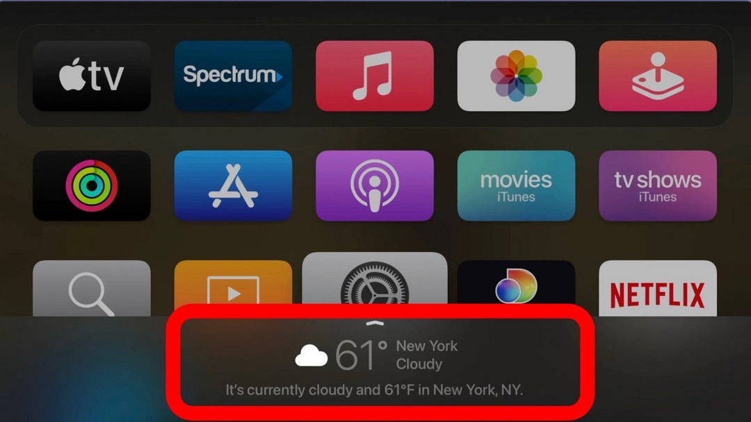 задавать вопросы Siri на Apple TV