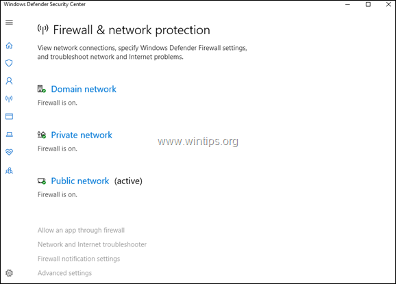 Windows-Firewall aktivieren
