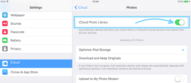 Sigurnosno kopirajte iPhone fotografije pomoću iCloud Photo Library