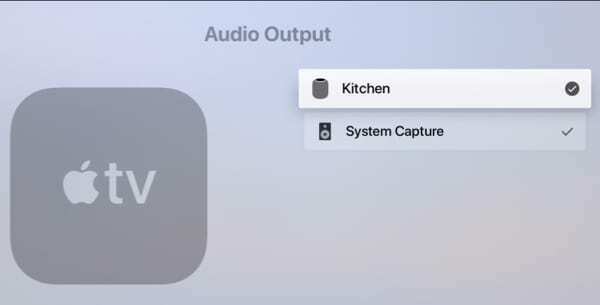 פלט שמע HomePod-Apple TV