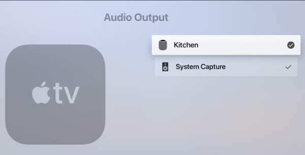 Audio výstup HomePod-Apple TV