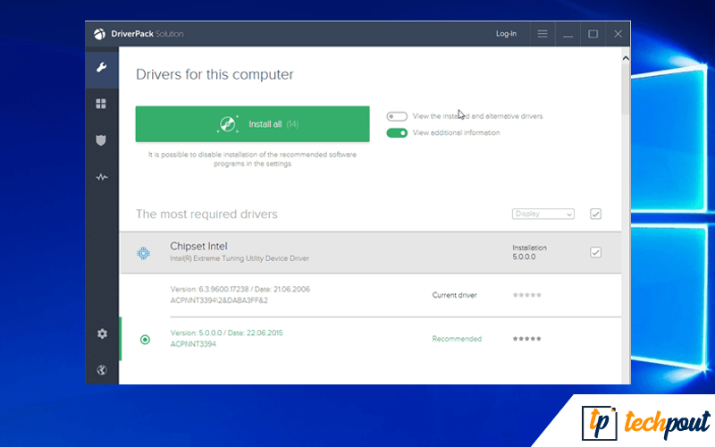 DriverPack_Solution- Enkel drivrutinsuppdatering