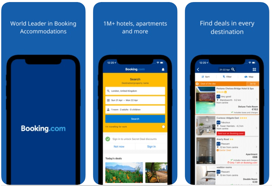 Booking.com - Лучшие приложения для путешествий для Android и iOS