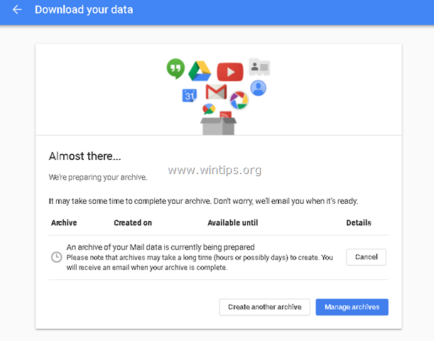 download google mail indhold