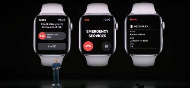 Pohotovostné služby Apple Watch