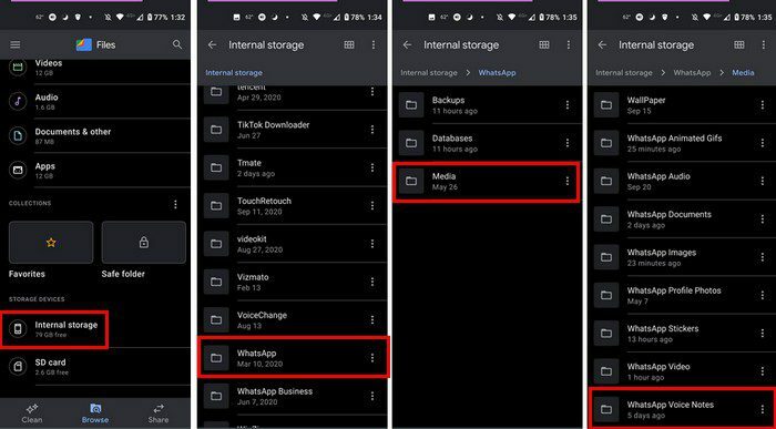 ค้นหา WhatsApp Audio Notes