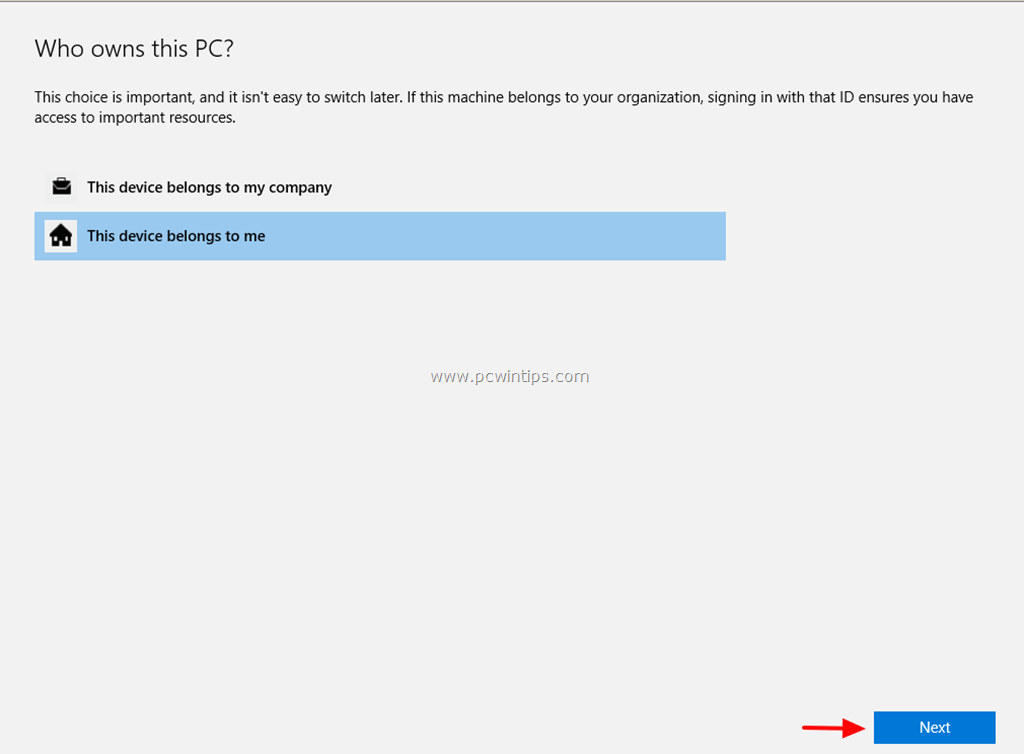 Configuración de Windows 10-8