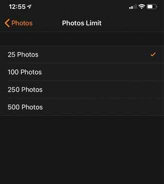 จัดการ Apple Watch Storage ด้วยการลบรูปภาพ