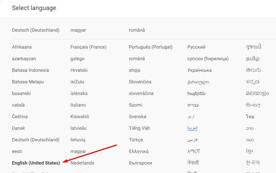 nustatyti google žemėlapius anglų kalba