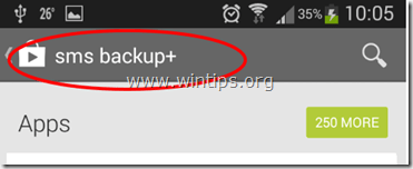 Android-SMS-Backup