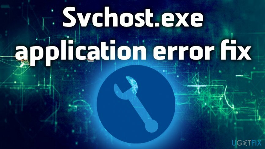 Исправление ошибки приложения svchost.exe