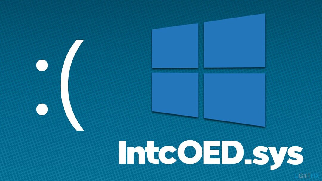 كيفية إصلاح IntcOED.sys Blue Screen في Windows؟ 
