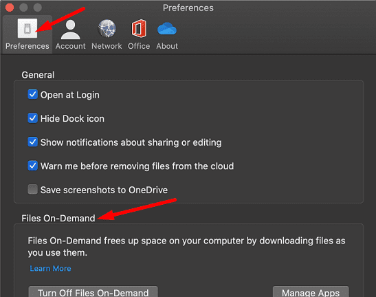 onedrive-для-Mac-файлов по запросу