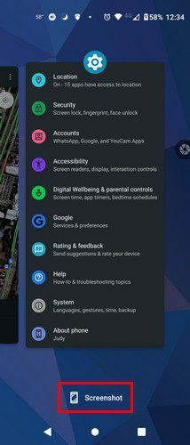 Android 11-schermafbeeldingen