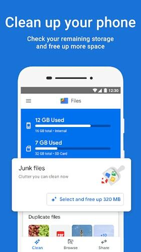 Fichier par Google (mobile)