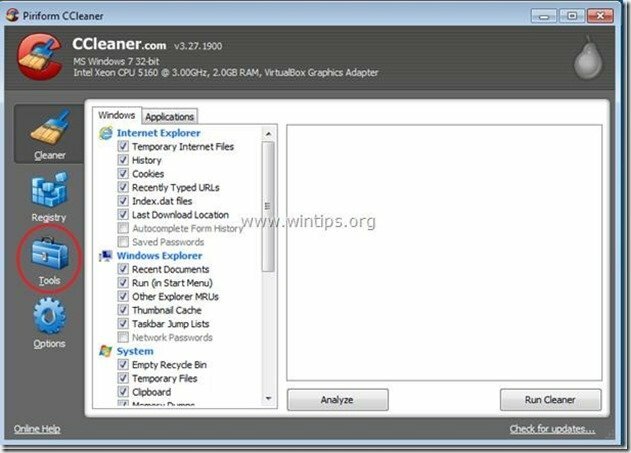 ccleaner-інструменти