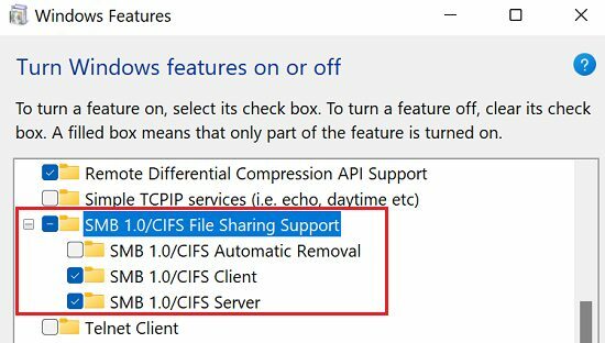 SMB-1.0-CIFS-ファイル共有-サポート