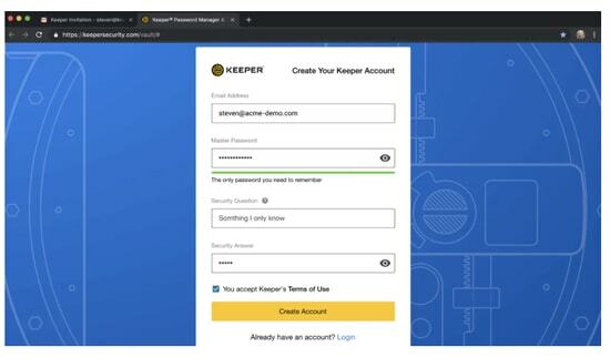 Postavite Keeper Password Manager uz malo truda